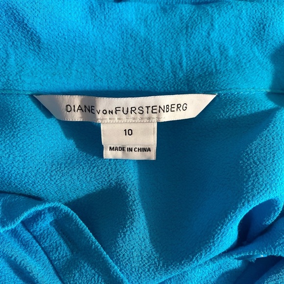 “DIANE VON FURSTENBERG” Karin Shirt  Dress - Picture 13 of 15